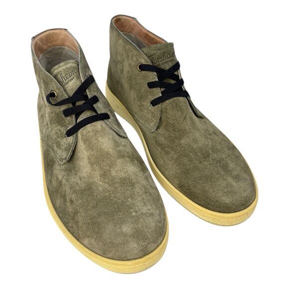 Florsheim Olive Suede Edge Chukka Boots Lace Up Size 12M - Picture 1 of 8